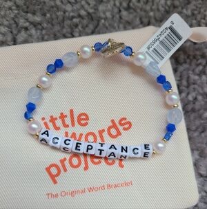 NWT Little Words Project Acceptance Bracelt